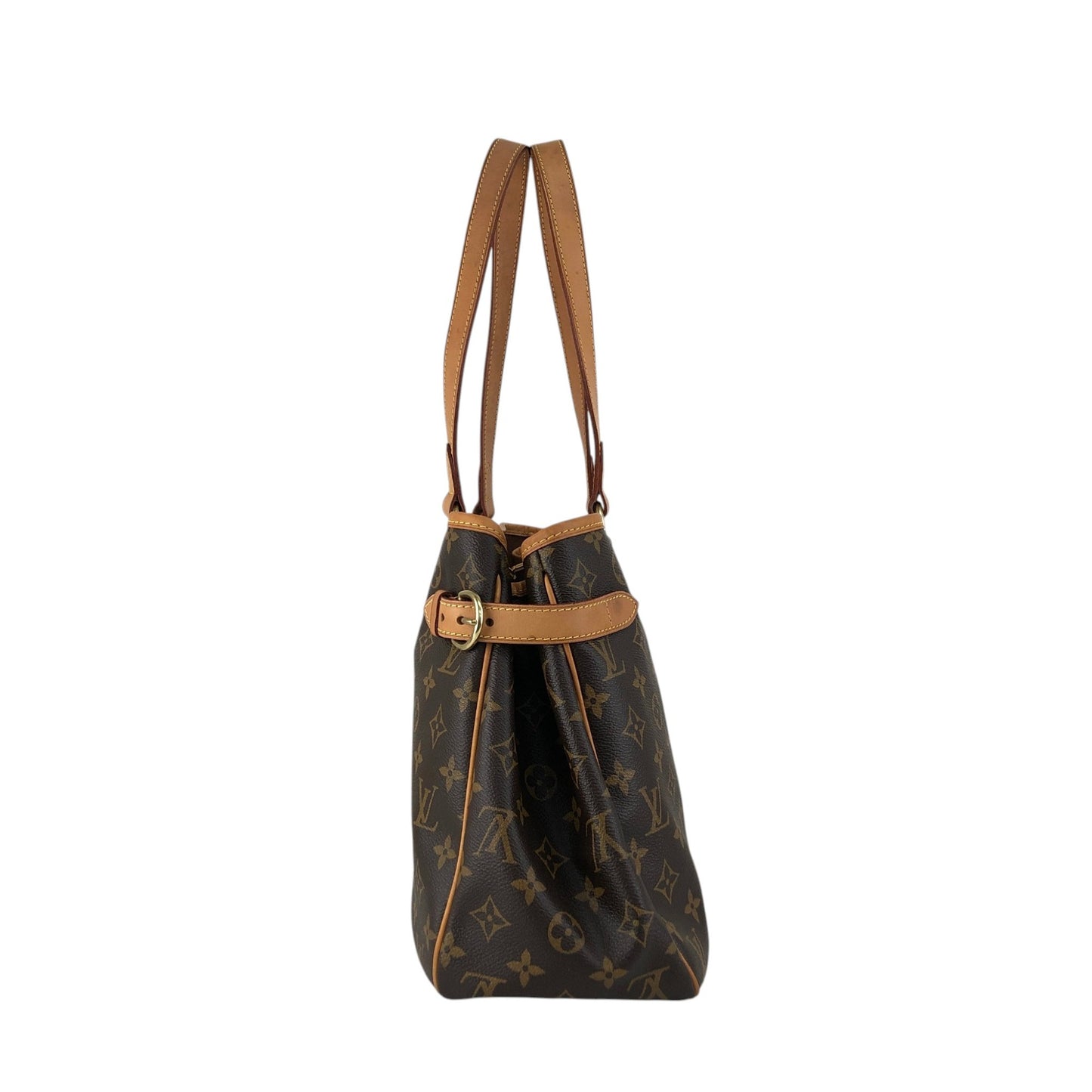 LOUIS VUITTON Monogram Handbag Batignolles Horizontal M51154 Totebag Brown Vintage f7etm4