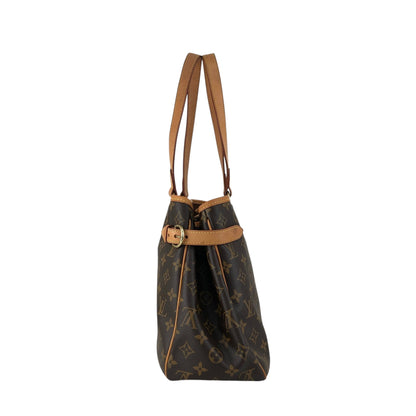 LOUIS VUITTON Monogram Handbag Batignolles Horizontal M51154 Totebag Brown Vintage f7etm4
