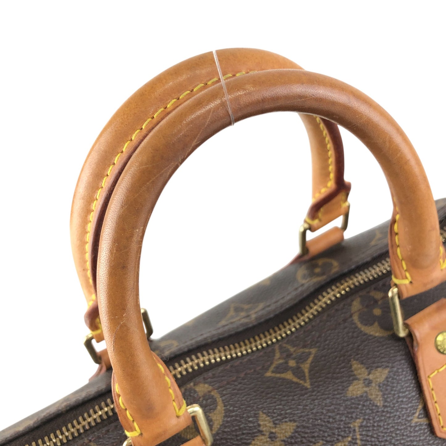 LOUIS VUITTON Monogram Small Boston bag Handbag Brown Vintage szn2aw