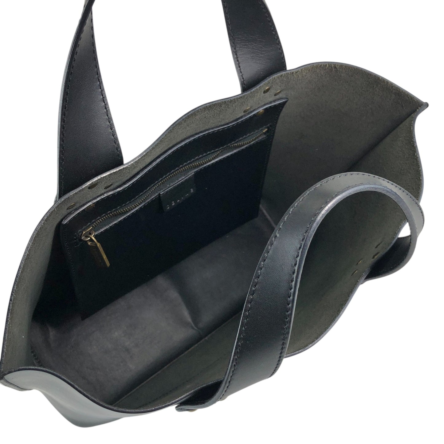 CELINE Blason Handbag Black Vintage rg3vnu