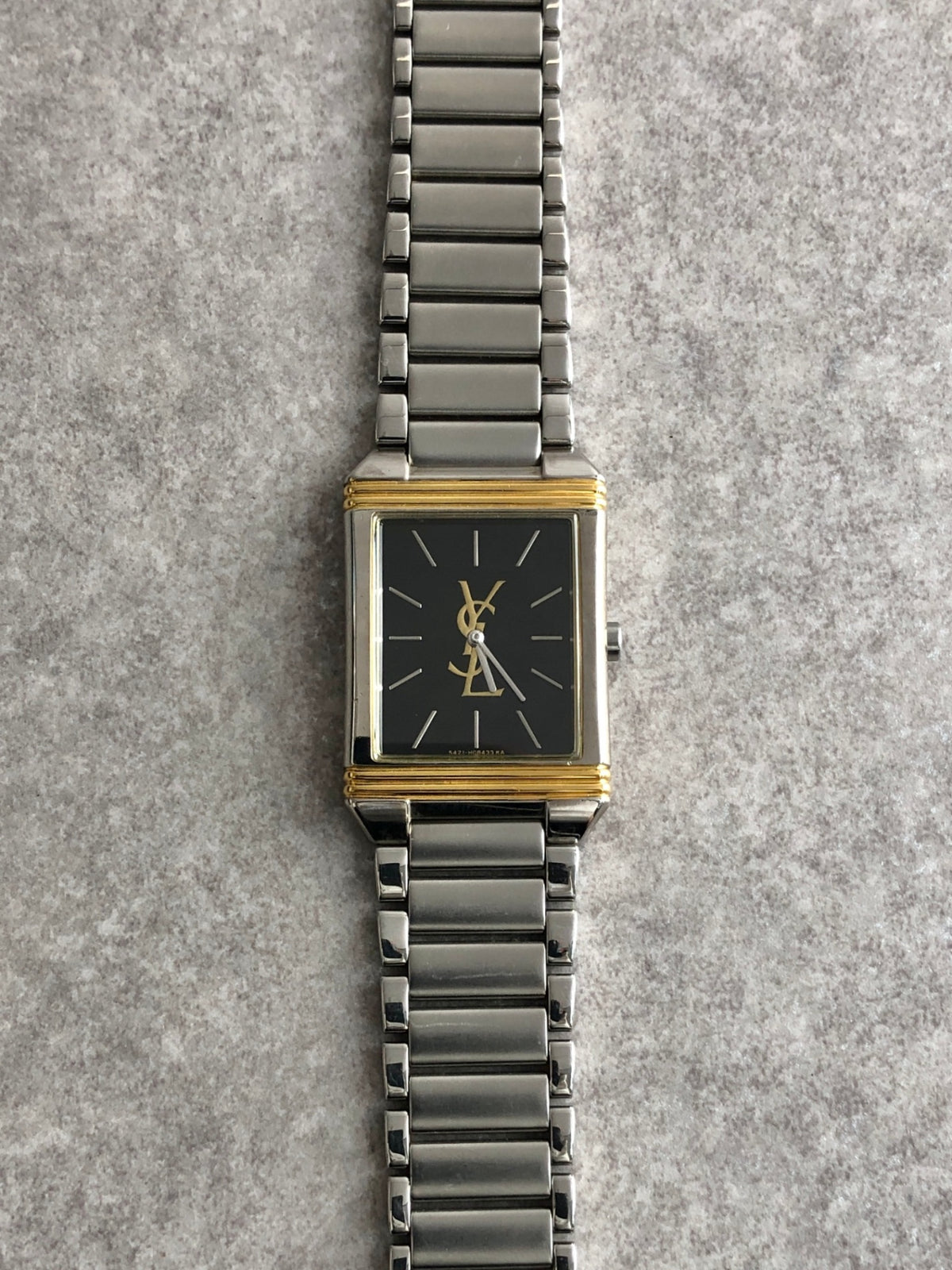 Yves Saint Laurent YSL Logo Quartz Watch Silver 5421-H04724Y  display picture 2