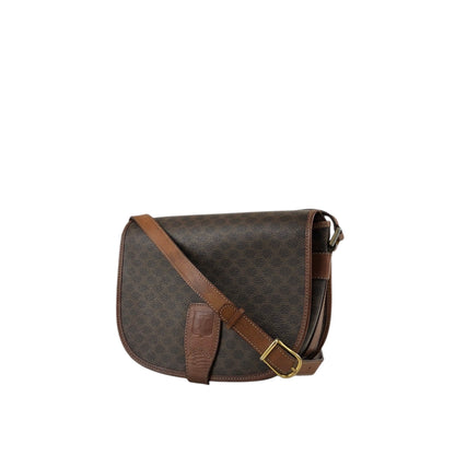 CELINE Macadam Shoulder bag Brown Vintage ui5mtc