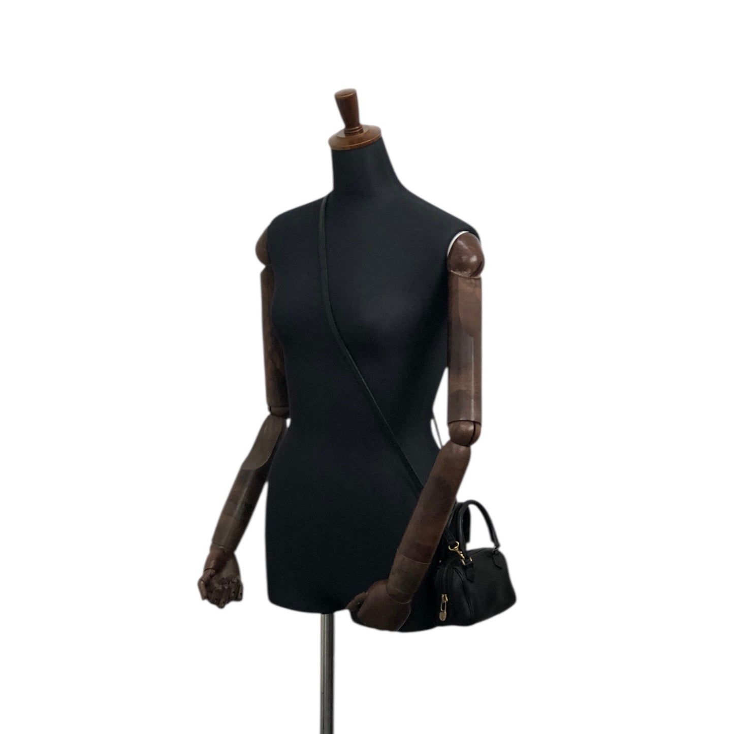 CELINE Two-way Small Handbag Shoulder bag Black Vintage tdajcw