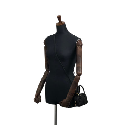CELINE Two-way Small Handbag Shoulder bag Black Vintage tdajcw