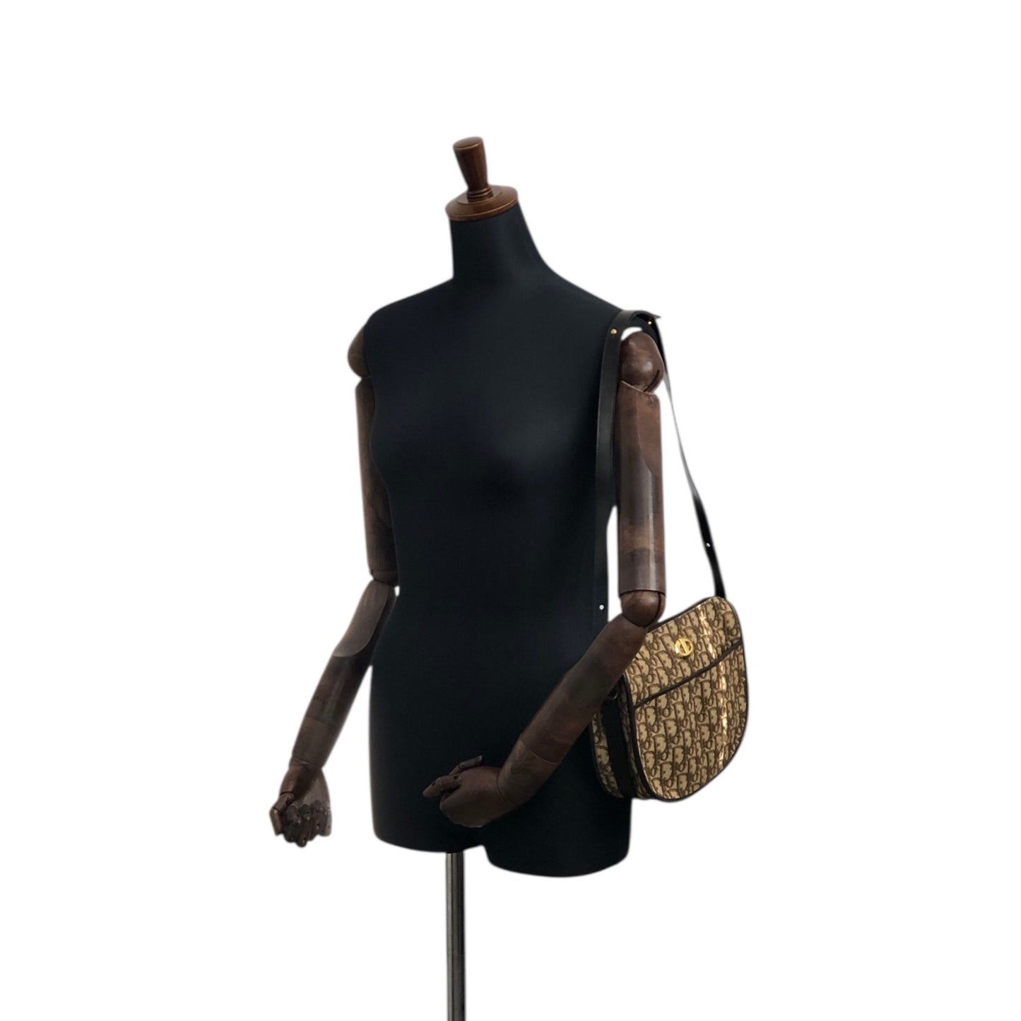 Christian Dior Trotter Shoulder bag Brown Vintage f2cedr