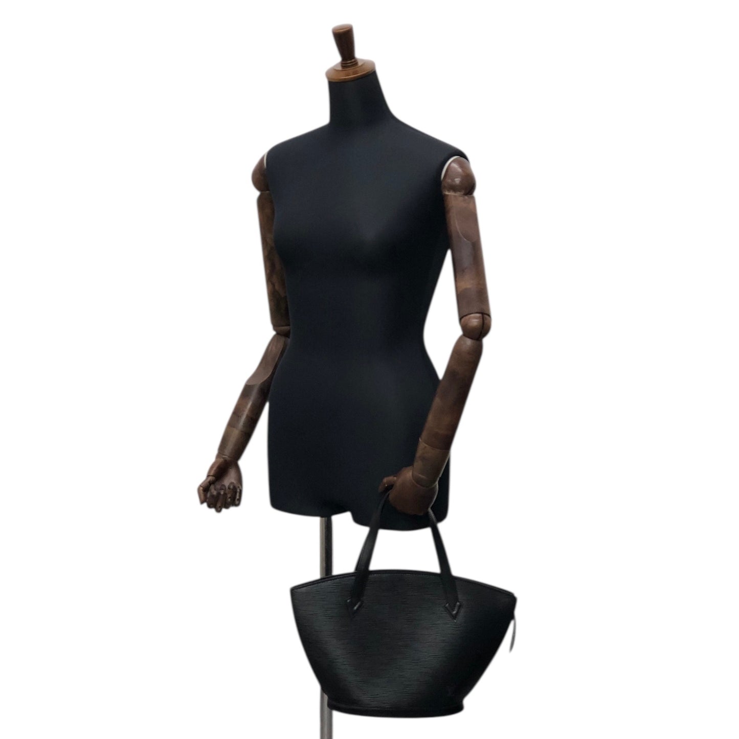 LOUIS VUITTON Epi Handbag Black Vintage 4x34wg