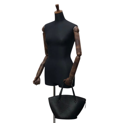 LOUIS VUITTON Epi Handbag Black Vintage 4x34wg