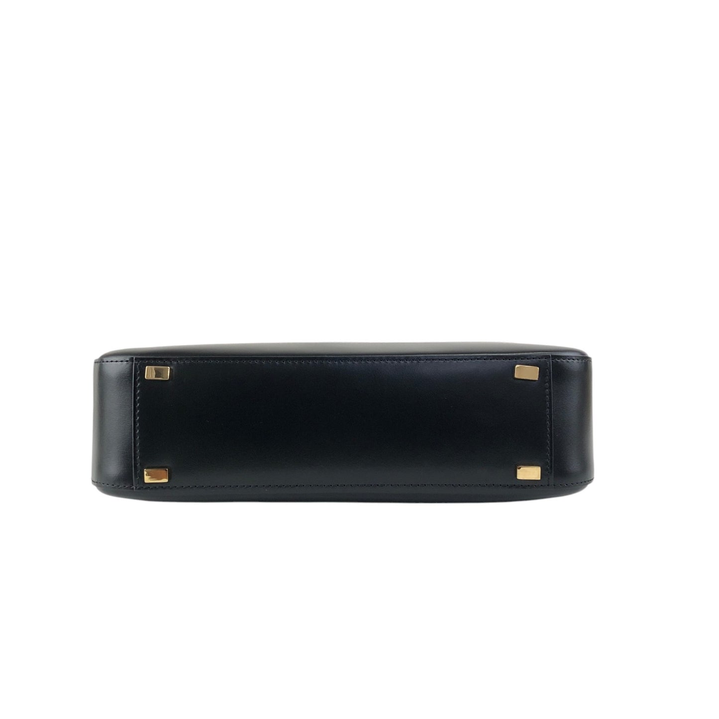 CELINE Gancini Shoulder bag Black Vintage ucswkg