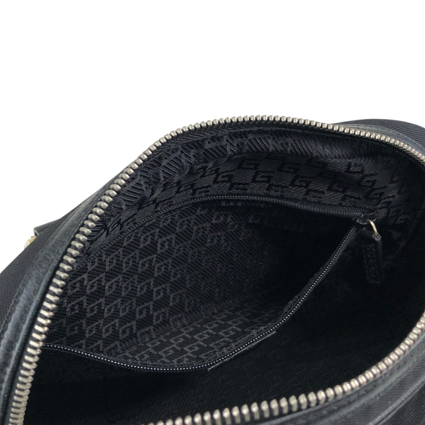 GUCCI Logo Small Boston bag Handbag Black Vintage zw2fwz