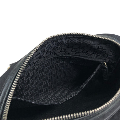 GUCCI Logo Small Boston bag Handbag Black Vintage zw2fwz