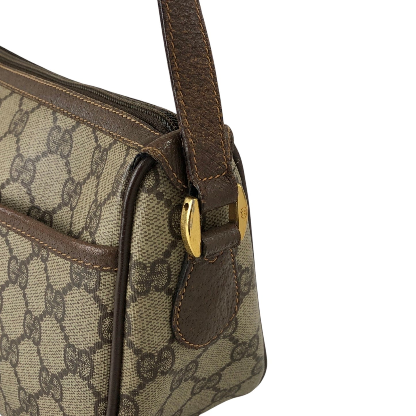 GUCCI Sherry Line Shoulder bag Beige Vintage wwyvj3