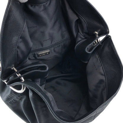 LOEWE Shoulder bag Hobobag Black Vintage a5i6ns