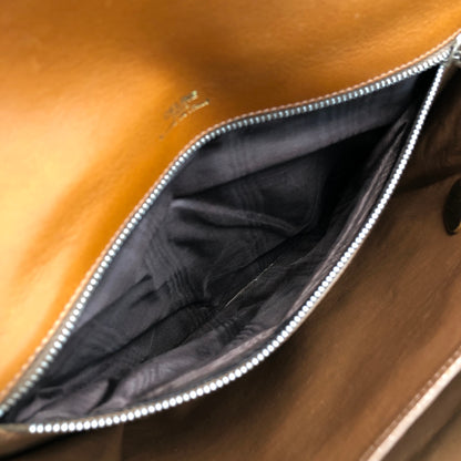 CELINE Triomphe Shoulder bag Camel Vintage jujrbn