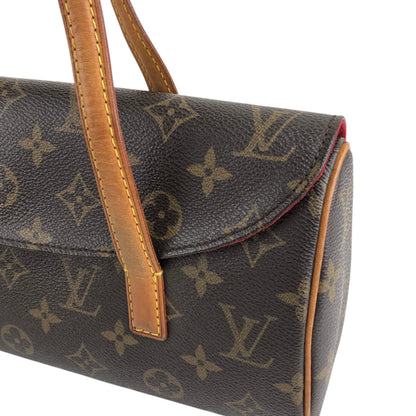 LOUIS VUITTON Monogram Handbag Brown Vintage kjp7uf