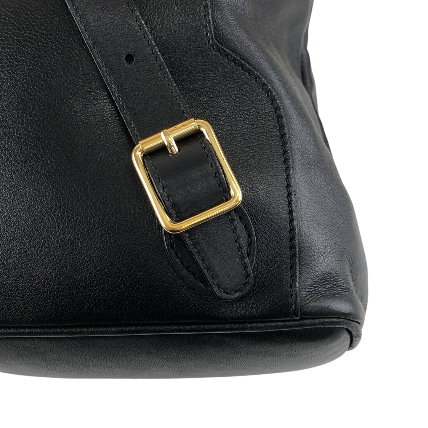 GUCCI Bamboo Backpack Black Vintage 38shhu