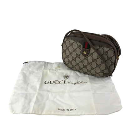GUCCI Sherry Line Shoulder bag Brown Vintage jvfkhp