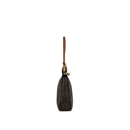 LOUIS VUITTON Monogram Small Shoulder bag Brown Vintage mmy3za