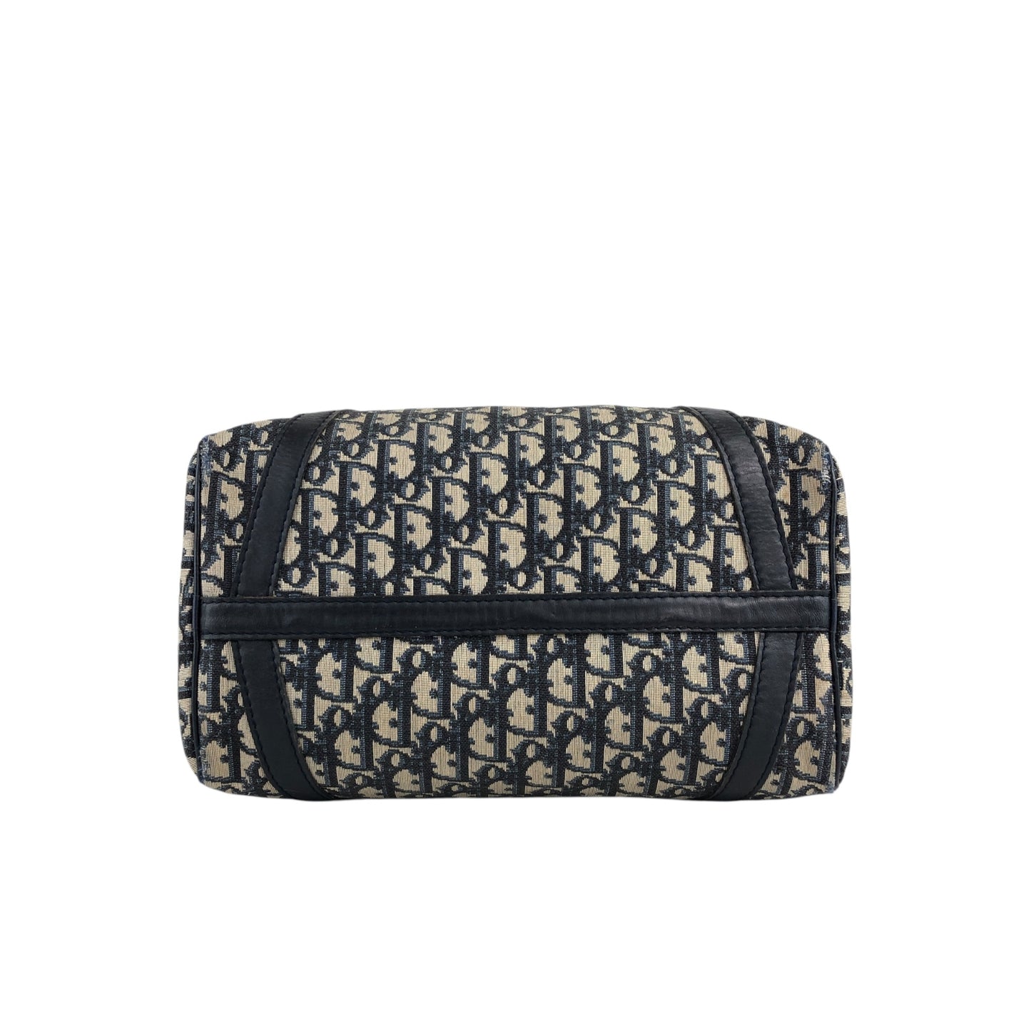 Christian Dior Trotter Handbag Boston bag Navy Vintage zhimdv
