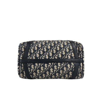 Christian Dior Trotter Handbag Boston bag Navy Vintage zhimdv