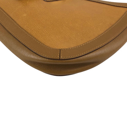GUCCI Logo Buckle Shoulder bag Brown Vintage hry8in