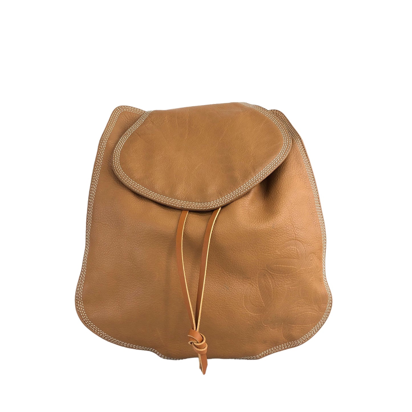 LOEWE Anagram Backpack Brown Vintage m3gj26