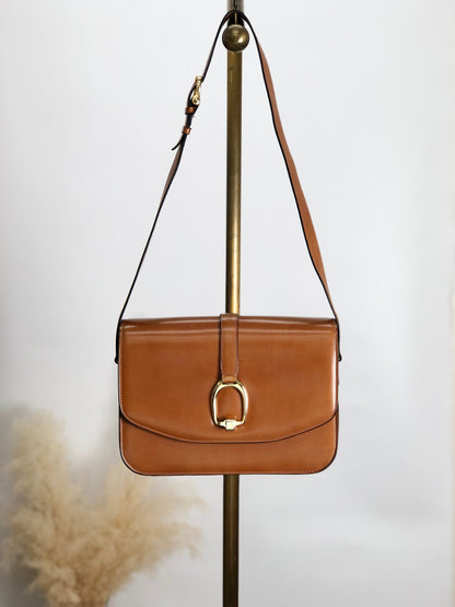 CELINE Triomphe Shoulder bag Camel Vintage jujrbn