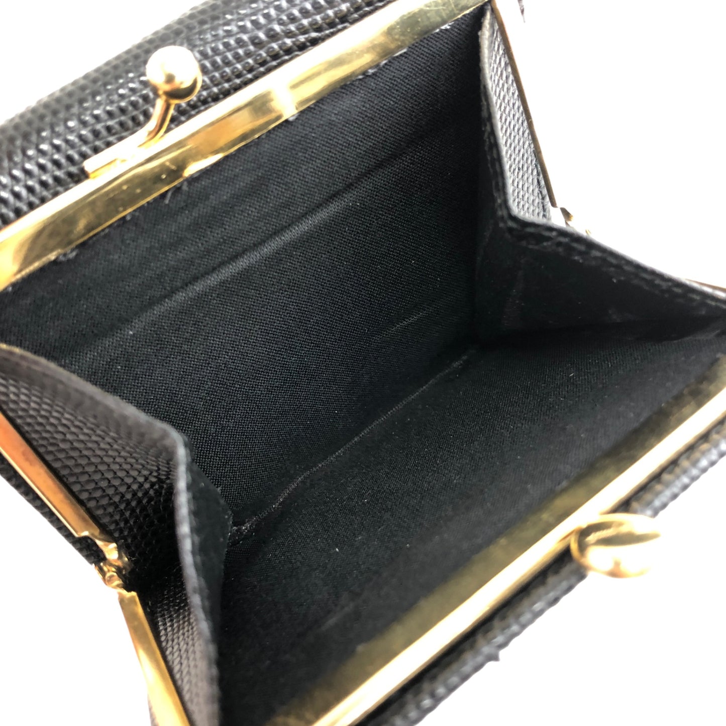 Salvatore Ferragamo Logo Trifold Wallet Black Vintage vktnxv