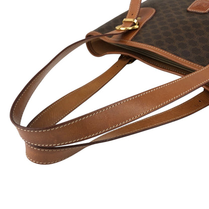 CELINE Macadam Blason Handbag Totebag Brown Vintage yemzhg