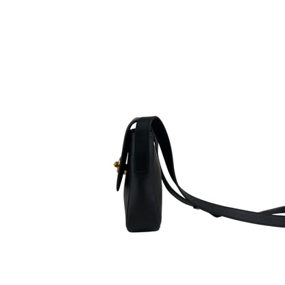 CELINE Toggle Clasp Shoulder bag Black Vintage 6i3ni8