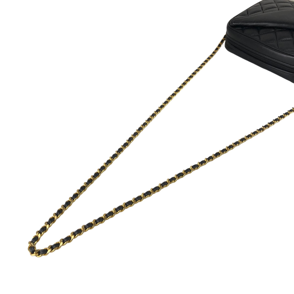 GIVENCHY Logo Tassel Chain Shoulder bag Black Vintage sgwgmf