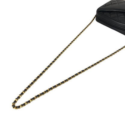 GIVENCHY Logo Tassel Chain Shoulder bag Black Vintage sgwgmf