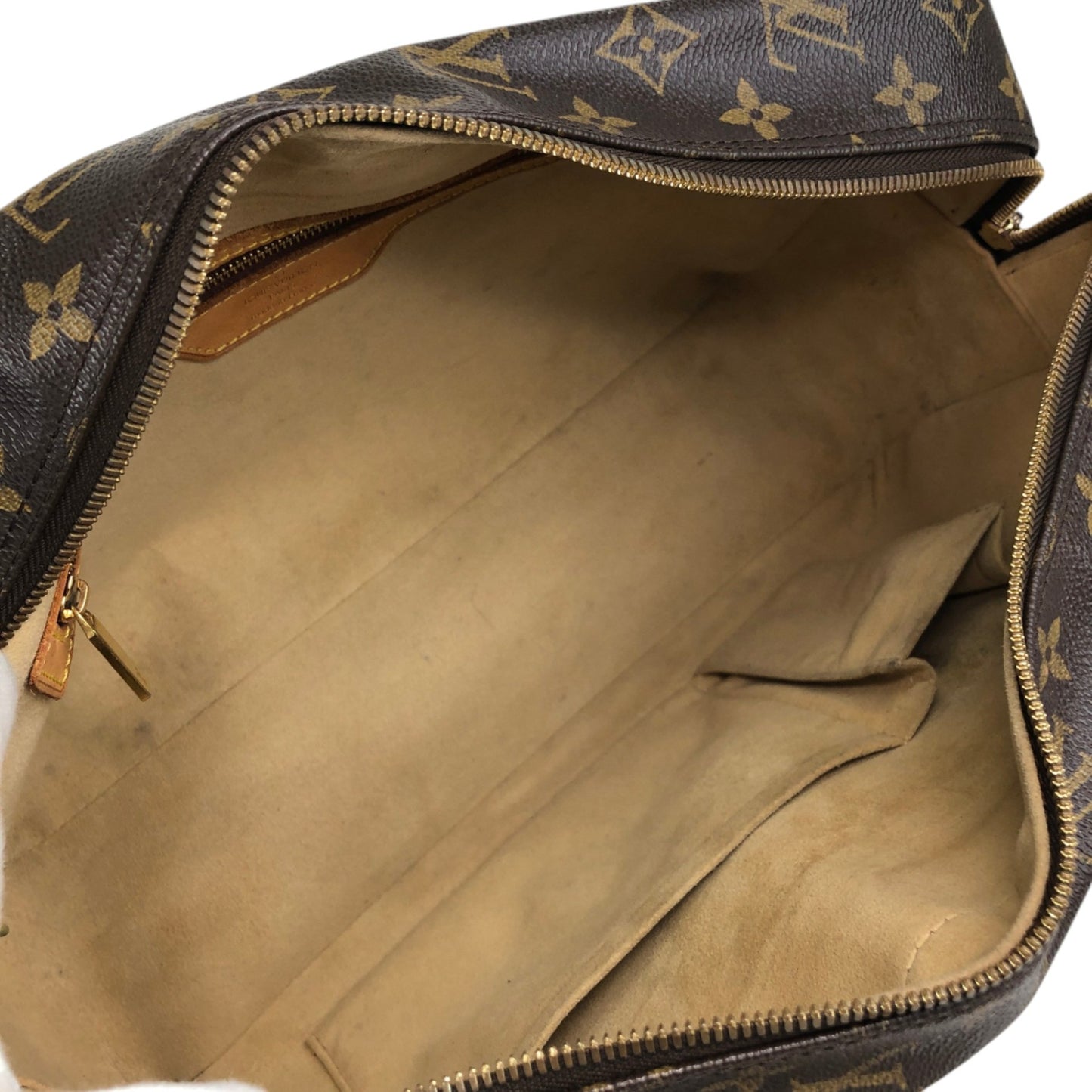 LOUIS VUITTON Monogram Totebag Brown Vintage su5r5b