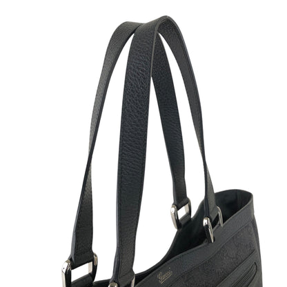 GUCCI GG Canvas Handbag Totebag Black 268639 Vintage jjx8f3