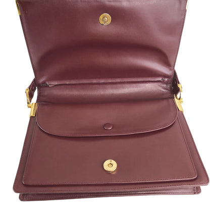 Cartier Logo Shoulder bag Bordeaux Vintage 78rekj