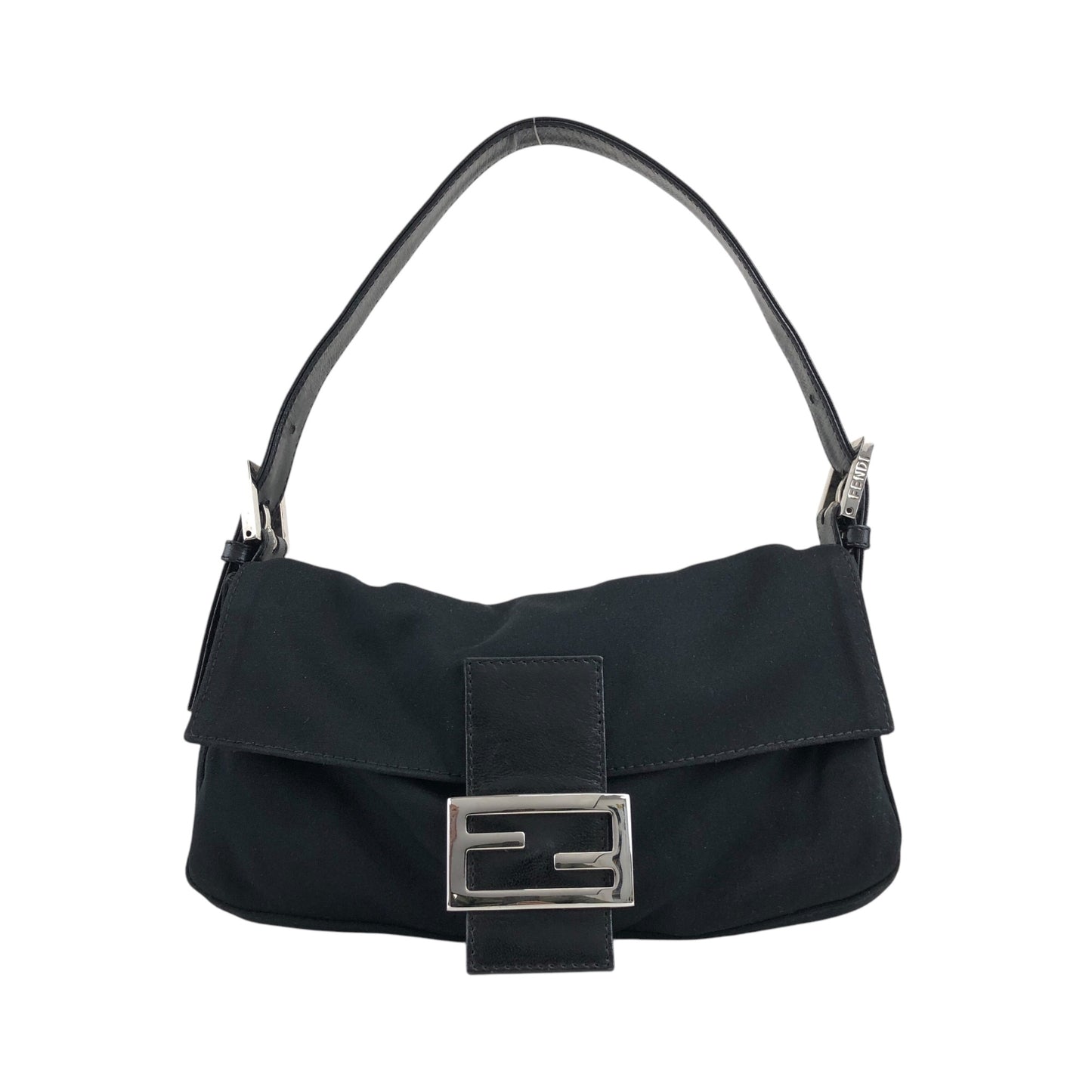 FENDI Mamma Baguette Shoulder bag Black Vintage ga3pmm