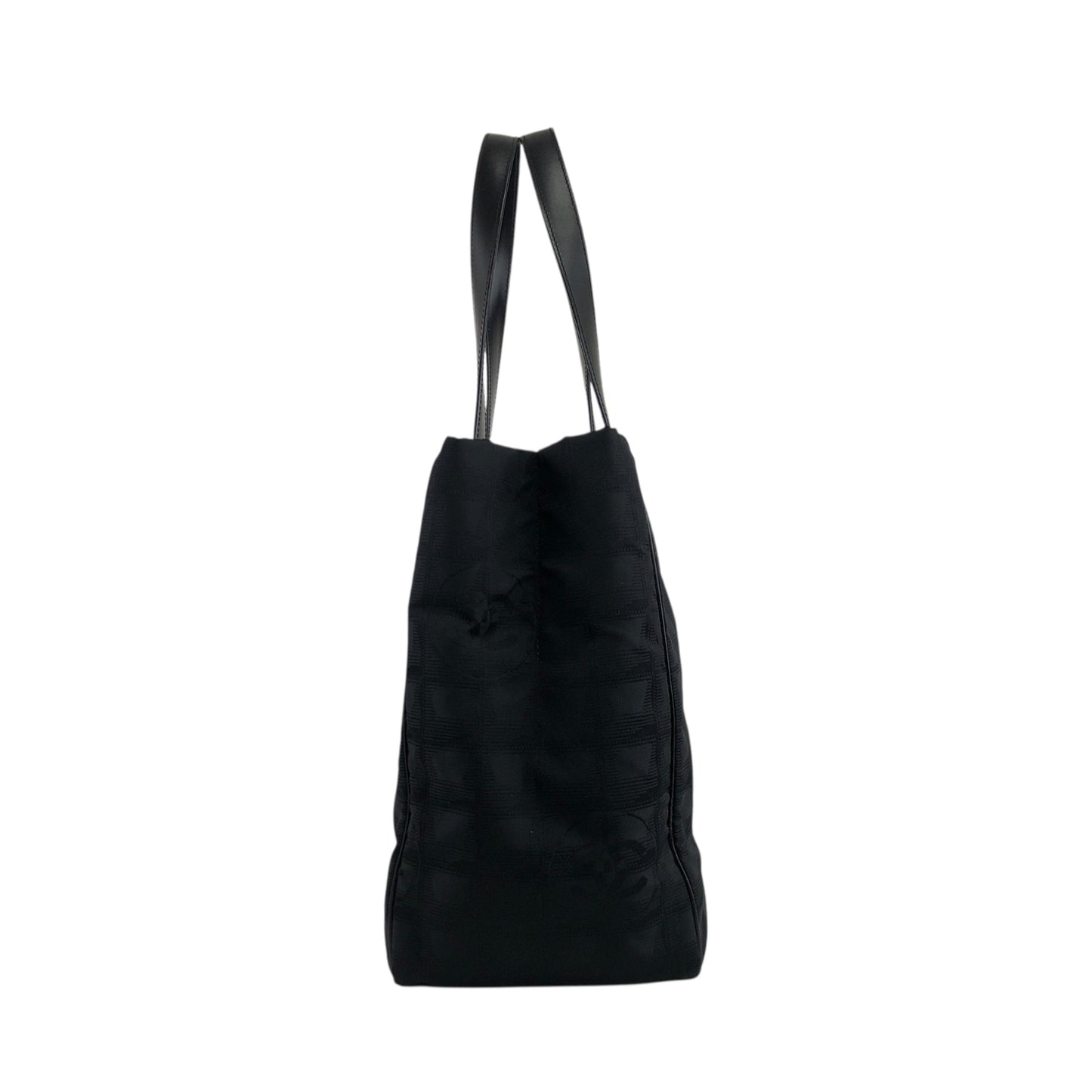 CHANEL New Travel Line Totebag Black Vintage deknxn