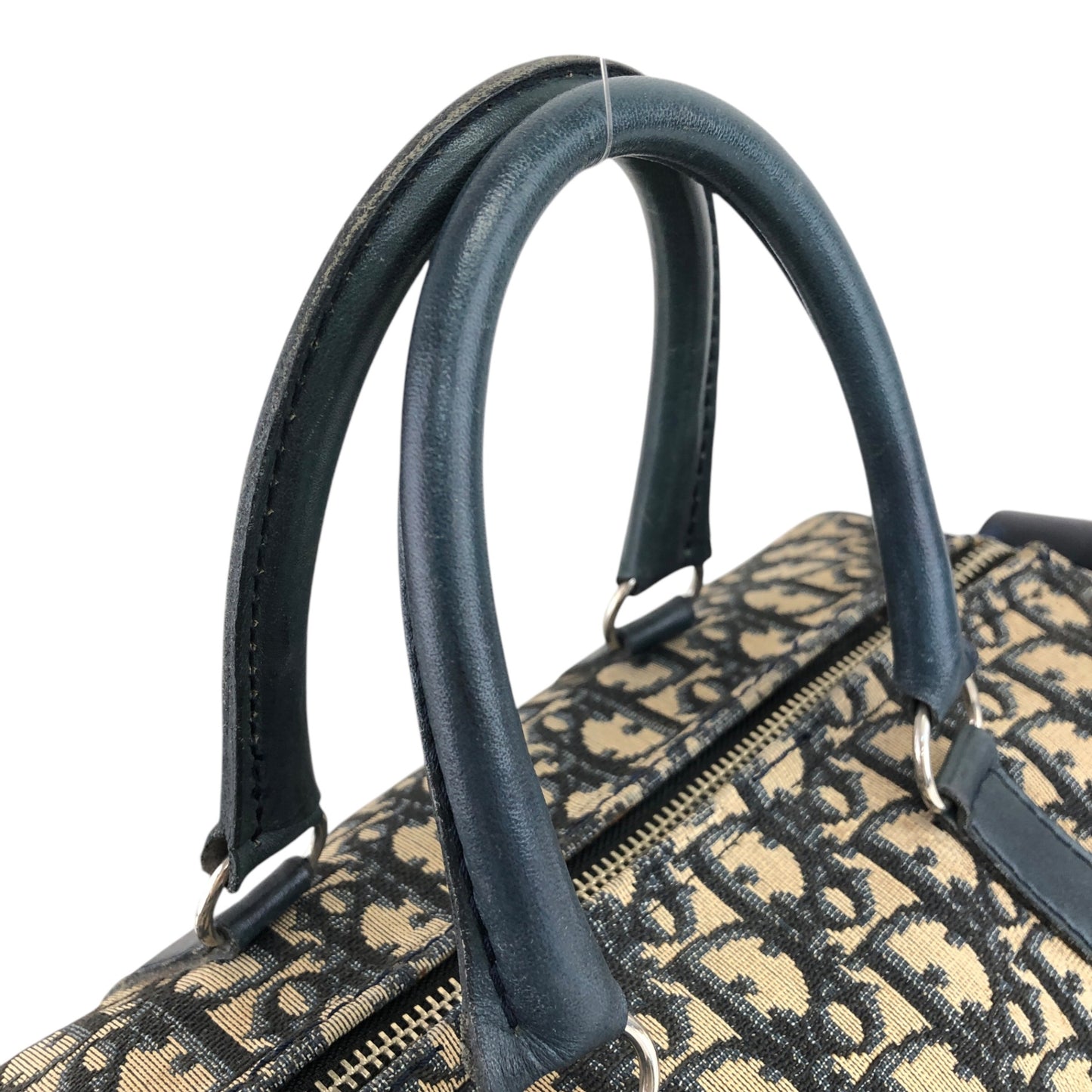 Christian Dior Trotter 波士頓包 手袋 海軍藍 復古 dmrj3p