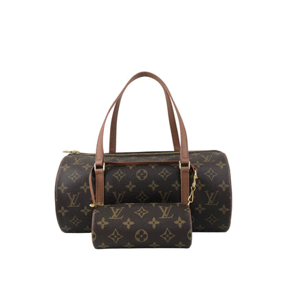 LOUIS VUITTON Monogram Handbag Brown M51365 Vintage zykjuk