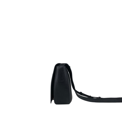 Salvatore Ferragamo Gancini Shoulder bag Black Vintage da8ayc