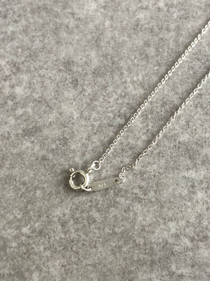 Tiffany & Co. Logo SILVER925 Necklace Silver Vintage ex6rc7