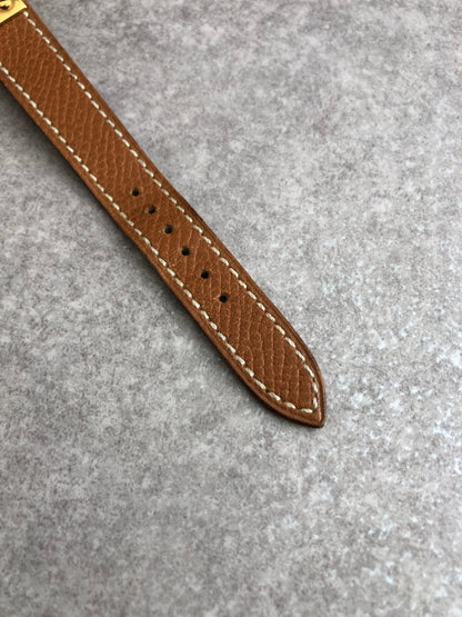 HERMES Watch Brown Vintage m64n6e