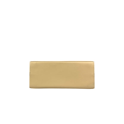 Salvatore Ferragamo Gancini Two-way Small Handbag Shoulder bag Beige Vintage xcu7ry