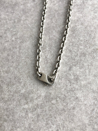 GUCCI G Motif Necklace Silver Vintage mgy4m5
