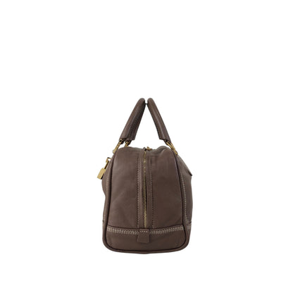 LOEWE Amazona28 Anagram Handbag Boston bag Brown Vintage f75cvh