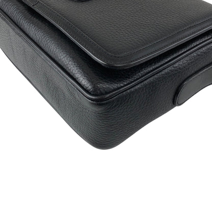 CELINE Blason Shoulder bag Black Vintage ted3ve