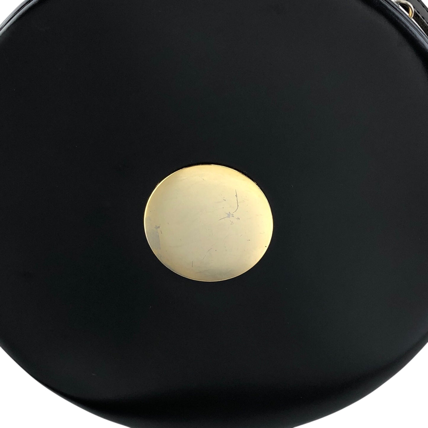 Yves Saint Laurent Round Shoulder bag Black Vintage xtejxv