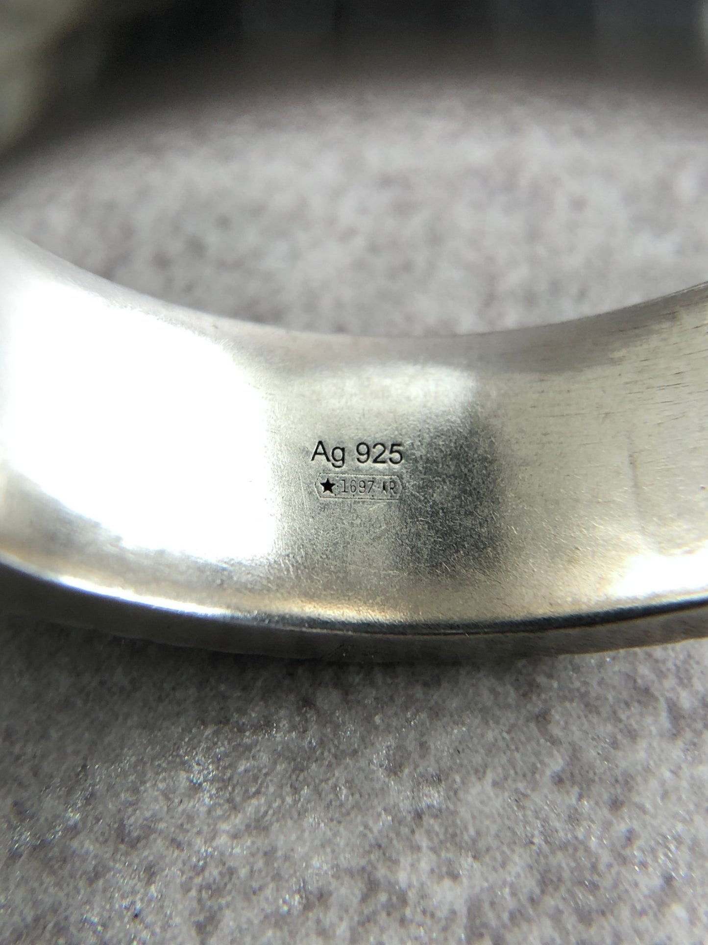 GUCCI GG Ring Silver Vintage gun8zt