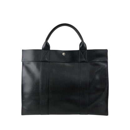 Yves Saint Laurent Logo Handbag Black Vintage 7pcndx