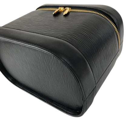 VALENTINO GARAVANI Logo Charm Two-way Handbag Shoulder bag Black Vintage b2wgf5