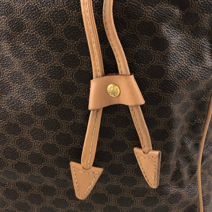 CELINE Macadam Gancini Backpack Brown Vintage sgrzzt
